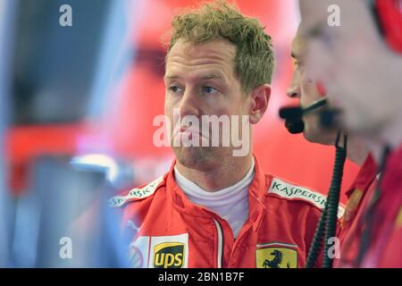 Vettel verlässt Ferrari offenbar am Ende des Jahres! Archivfoto: Sebastian VETTEL, GER (Scuderia Ferrari) in der Box, skeptisch, Porträt, Porträt, Porträt. Formel 1: Großer Preis von Österreich, Red Bull Ring Zeltweg, Spielberg, Saison 2019, am 28. Juni 2019 Â Verwendung weltweit Stockfoto