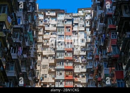 Quarry Bay 'Monster Building' Hongkong Stockfoto