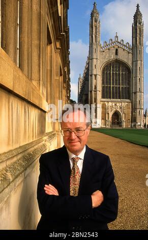 Sir Stephen Cleobury Leiter der Musikabteilung des Kings College Cambridge UK Stockfoto