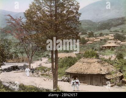 Miyagino Village, jetzt wahrscheinlich Miyagino-ku in der Stadt Sendai, Japan Stockfoto