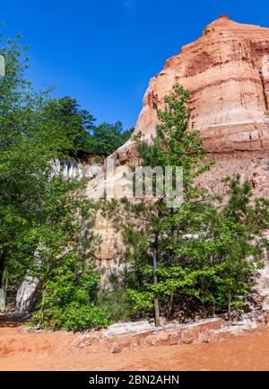 Felsformation im Providence Canyon State Park Stockfoto