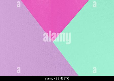 Hintergrund mit pastellfarbigem Papier. Geometrische Formen. Stockfoto