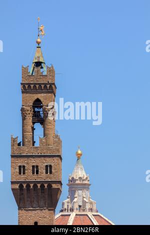 I/Toskana/Florenz: Blick am Abend von Piazzale Michelangelo Stockfoto