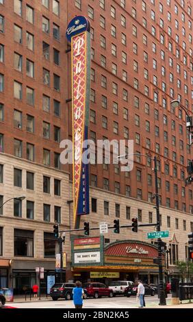 Cadillac Palace Theatre Chicago Illinois Stockfoto