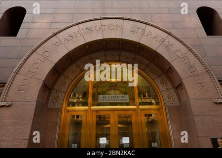 Harold Washington Library Center Chicago Illinois Stockfoto