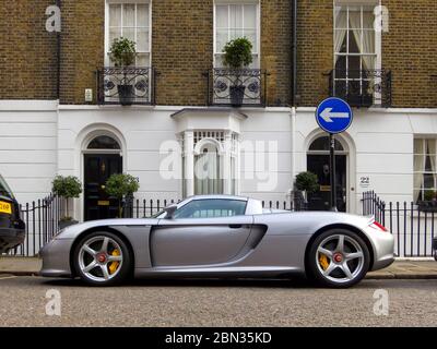 Porsche Carrera GT in London Stockfoto