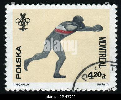 POLEN -UM 1976: 21. Olympische Spiele, Montreal, Kanada, um 1976. Stockfoto