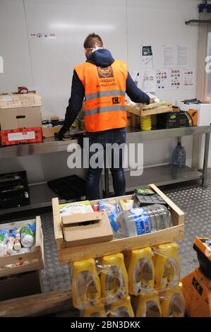 Frankreich, lille, nördliche Lebensmittelbank Stockfoto