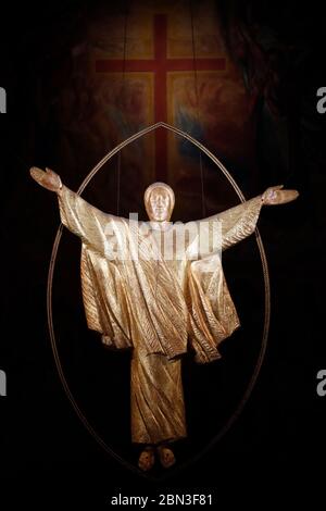 Kirche des Heiligen Ferdinand des Ternes. Christus in Herrlichkeit. Frankreich. Stockfoto