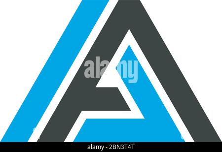 Buchstaben EIN Vektor Logo Vorlage Illustration Design Stock Vektor