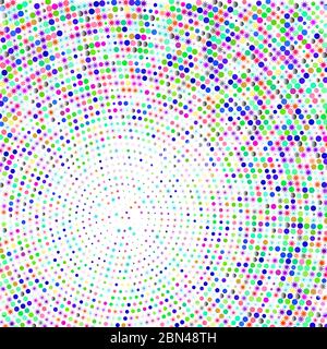 bunte Konfetti auf weißem Hintergrund Stock Vektor