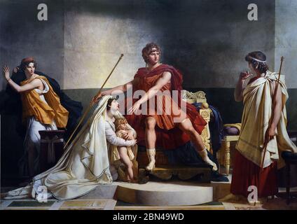 Andromaque et Pyrrhus - Andromache und Pyrrhus 1810 GUERIN Pierre Narcisse 1774 - 1833 Frankreich Französisch Stockfoto