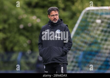 Gelsenkirchen, Deutschland. 12. Mai 2020. firo 05/12/2020, Fußball, Saison 2019/2020, Bundesliga, POOLFOTOS - Training FC Schalke 04, Cheftrainer David Wagner (FC Schalke 04) Quelle: dpa/Alamy Live News Stockfoto