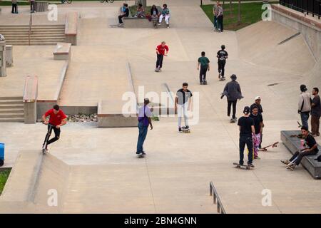 Grant Skate Park Chicago Illinois Stockfoto