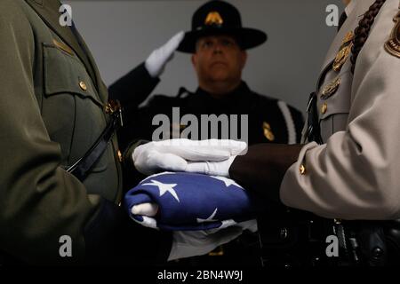 Studioaufnahmen von AMO, OFO und BP-Farbwächter für Materialien zum Valor Memorial-Programm, Washington D.C., 4. April 2018. US-Zoll und Grenzschutz Stockfoto