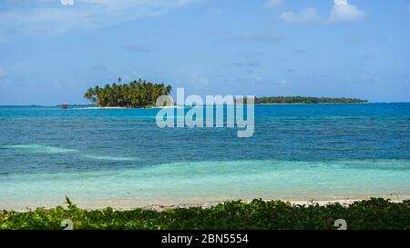 Pearl Cays: Abgelegene Inseln in Nicaragua Stockfoto