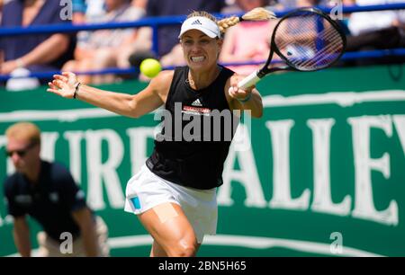 Angelique Kerber aus Deutschland im Finale des Nature Valley International WTA Premier Tennisturniers 2019 in Aktion Stockfoto