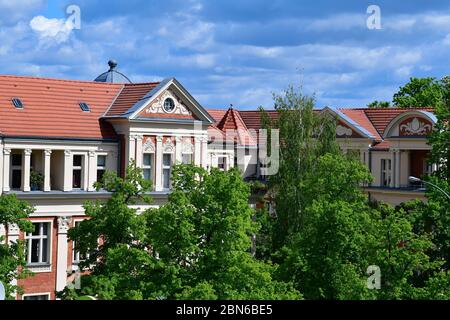 Potsdam, Deutschland. Mai 2020. Renovierte und restaurierte Häuser in der Gutenbergstraße im Niederländischen Viertel. Quelle: Soeren stache/dpa-Zentralbild/ZB/dpa/Alamy Live News Stockfoto