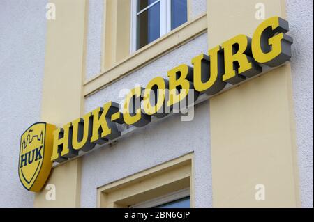 Logo der Versicherungsgruppe HUK-Coburg Stockfoto