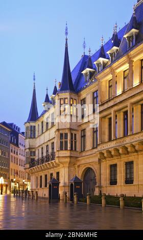 Großherzogliche Palast in Luxemburg-Stadt Stockfoto