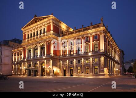 Wiener Musikverein in Wien. Österreich Stockfoto