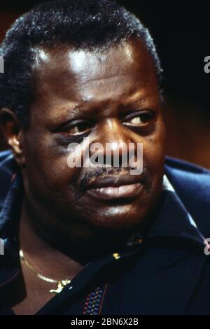 Oscar Peterson, kanadischer Jazzpianist und Komponist, Deutschland um 1994. Der kanadische Jazzpianist und Komponist Oscar Peterson, Deutschland um 1994. Stockfoto