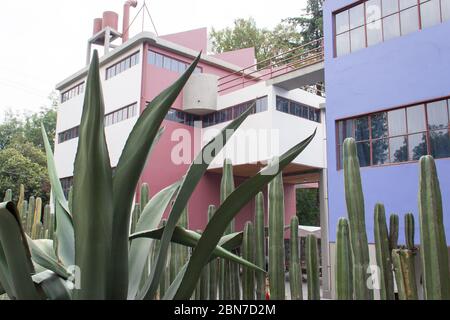 Diego Rivera und Frida Kahlo Home Studio in Mexiko Stadt Stockfoto