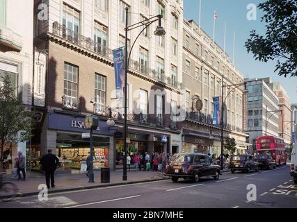 1997, Avon House, Oxford Street, Central London, Südostengland Stockfoto