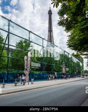 Musée du Quai Branly Jacques Chirac, Paris Stockfoto