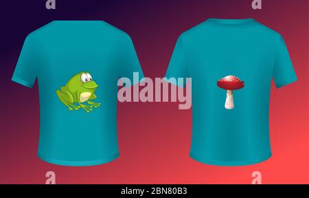 Mock-up-Illustration der Spieler Uniform auf abstraktem Hintergrund Stock Vektor