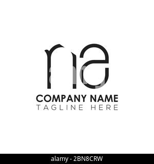 Anfangsbuchstabe NA Logo Design Vektor-Vorlage. Kreatives abstraktes NA Letter Logo Design Stock Vektor