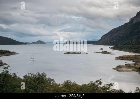 Ushuaia, Fin del Mundo, Provinz feuerland, Argentinien Stockfoto