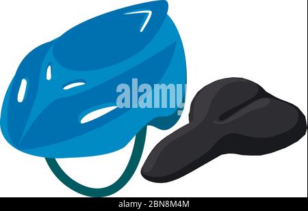 Symbol für Radrennen, isometrischer Stil Stock Vektor