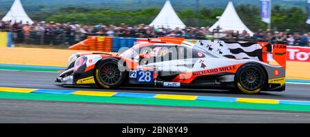 Le Mans / Frankreich - Juni 15-16 2019: 24 Stunden von Le Mans, TDS Racing Team, TOreca 07 LMP2, Rennen der 24 Stunden von Le Mans - Frankreich Stockfoto