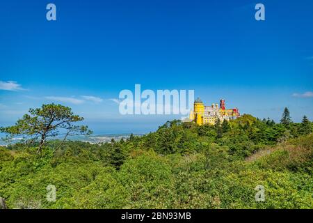 Pena Nationalpalast in Sintra, Portugal (Palacio Nacional da Pena) Stockfoto