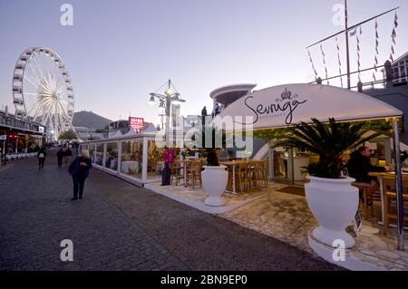 Sevruga Restaurant, Victoria and Alfred Waterfront, Kapstadt, Südafrika Stockfoto