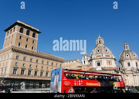 Piazza Venezia, Rom, Italien Stockfoto