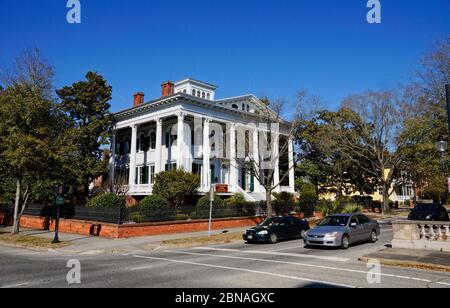 Wilmington USA - 8. März 2015 - Bellamy Mansion in Downtown Wilmington North Carolina USA Stockfoto