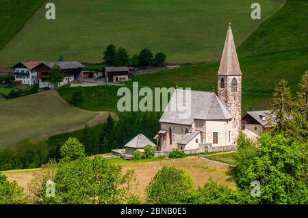 St. Magdalena, Funes, Südtirol, Italien Stockfoto