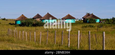 Ländliche Wohnsiedlung Eastern Cape , Südafrika Stockfoto