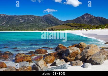 Wineglass Bay Scenery, Australien, Tasmanien Stockfoto