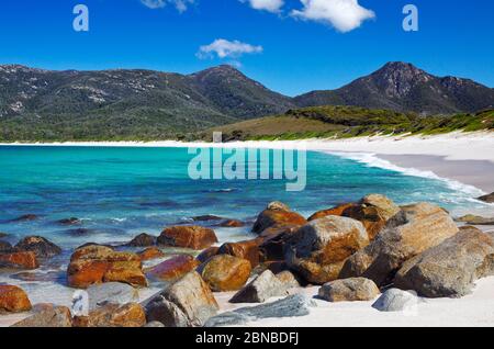 Wineglass Bay Scenery, Australien, Tasmanien Stockfoto