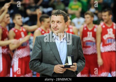 Antanas Guoga - australischer und litauischer Geschäftsmann, Patron, Politiker, Mitglied des Europäischen Parlaments, Sportsponsor, professioneller Pokerspieler Stockfoto