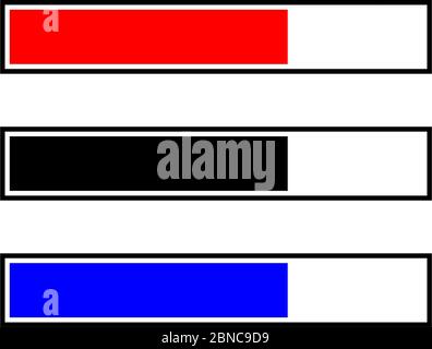 Symboldarstellung für Prozesslogo wird geladen Stock Vektor