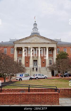 Annapolis USA - 17. März 2015 - Downtown Annapolis in Maryland USA Stockfoto