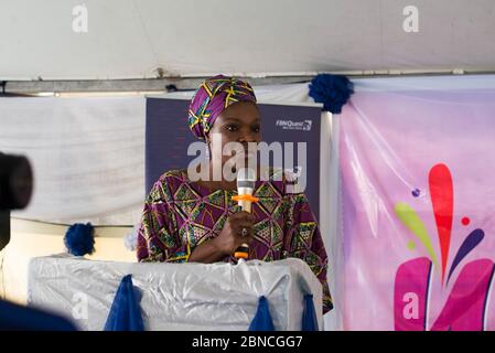 NIGERIA LAGOS FRAUEN CONGRES GEGENSTAND WITWE IN AFRIKA Stockfoto