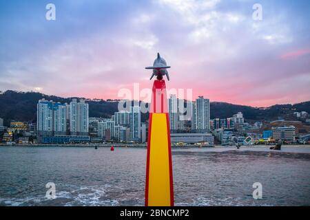 Busan, Südkorea 18/2020 Busan Songdo Skywalk Stockfoto