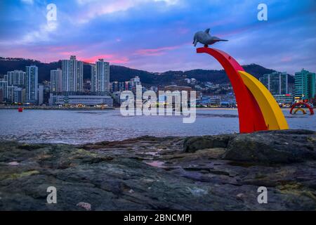 Busan, Südkorea 18/2020 Busan Songdo Skywalk Stockfoto