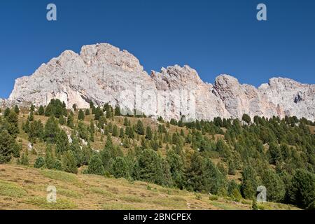 Naturpark Puez-Geisler Stockfoto