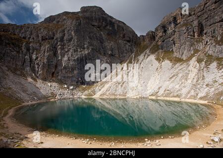 Boè-See / Lech de Boè Stockfoto